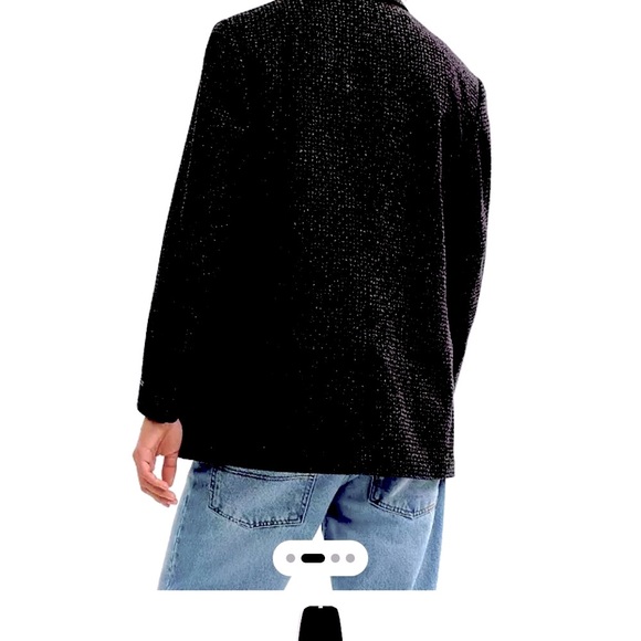 Women’sCoach Wool bl tweed Tailored  Jacket extra large NWT - Picture 7 of 16